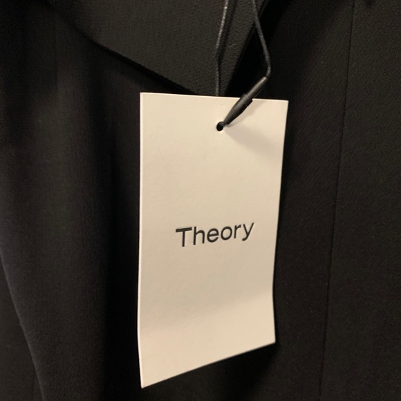 Theory Off the shoulder admiral crepe black ju - Picture 11 of 16